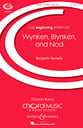 Wynken, Blynken, and Nod SA choral sheet music cover